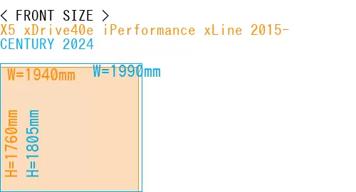 #X5 xDrive40e iPerformance xLine 2015- + CENTURY 2024
